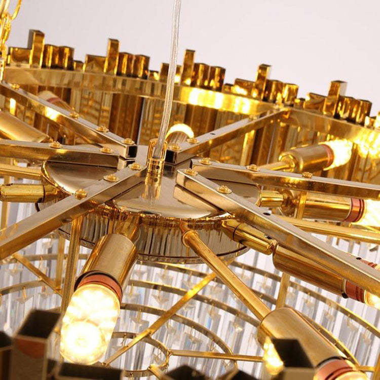 Enoch Flush Mount Chandelier-Chandelier-Manorlights