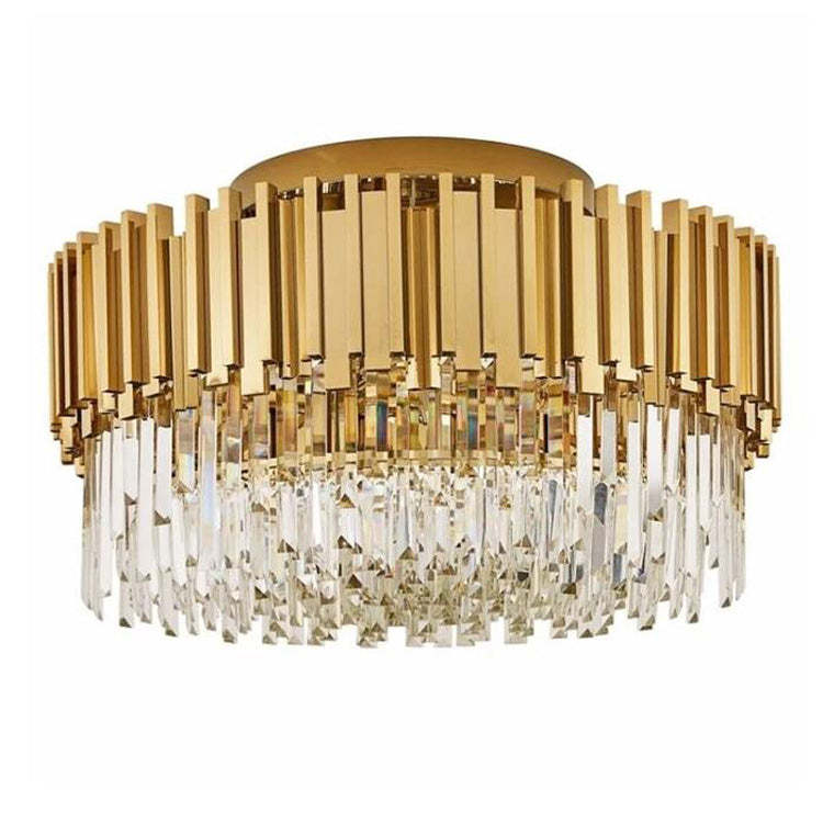 Enoch Flush Mount Chandelier-Chandelier-Manorlights