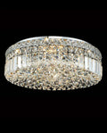 20'' Round Flush Mounted Chandelier Modern Crystal Ceiling Light-吸顶灯-Manorlights