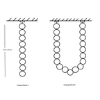 Modern Creative Pearl Necklace Chandelier-Chandeliers-Manorlights
