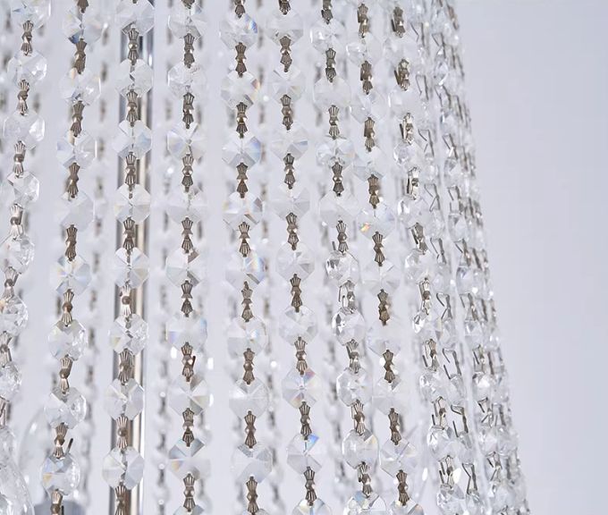 36X69 Inch 32 Lights French Basket K9 Crystal Chandelier Lighting-大吊灯-Manorlights