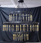 Retro-Inspired Metal Pendant Light Chandelier for Living Room/Bedroom/Staircase/Villa-Manorlights