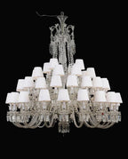 48 Lights Baccarat Inspired Crystal Chandelier 60X72 Inch Big Chandelier for Living Room-大吊灯-Manorlights