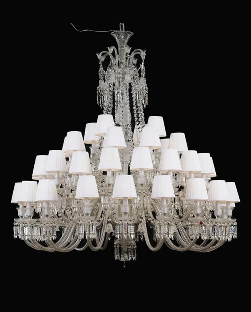 48 Lights Baccarat Inspired Crystal Chandelier 60X72 Inch Big Chandelier for Living Room-大吊灯-Manorlights