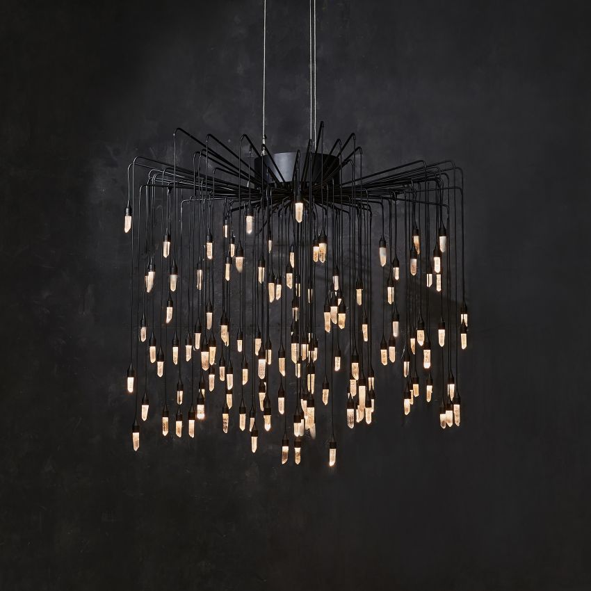 Ambert Crystal Raindrops Chandelier-Chandelier-Manorlights