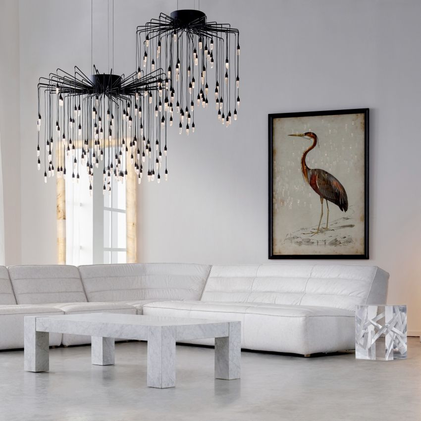 Ambert Crystal Raindrops Chandelier-Chandelier-Manorlights