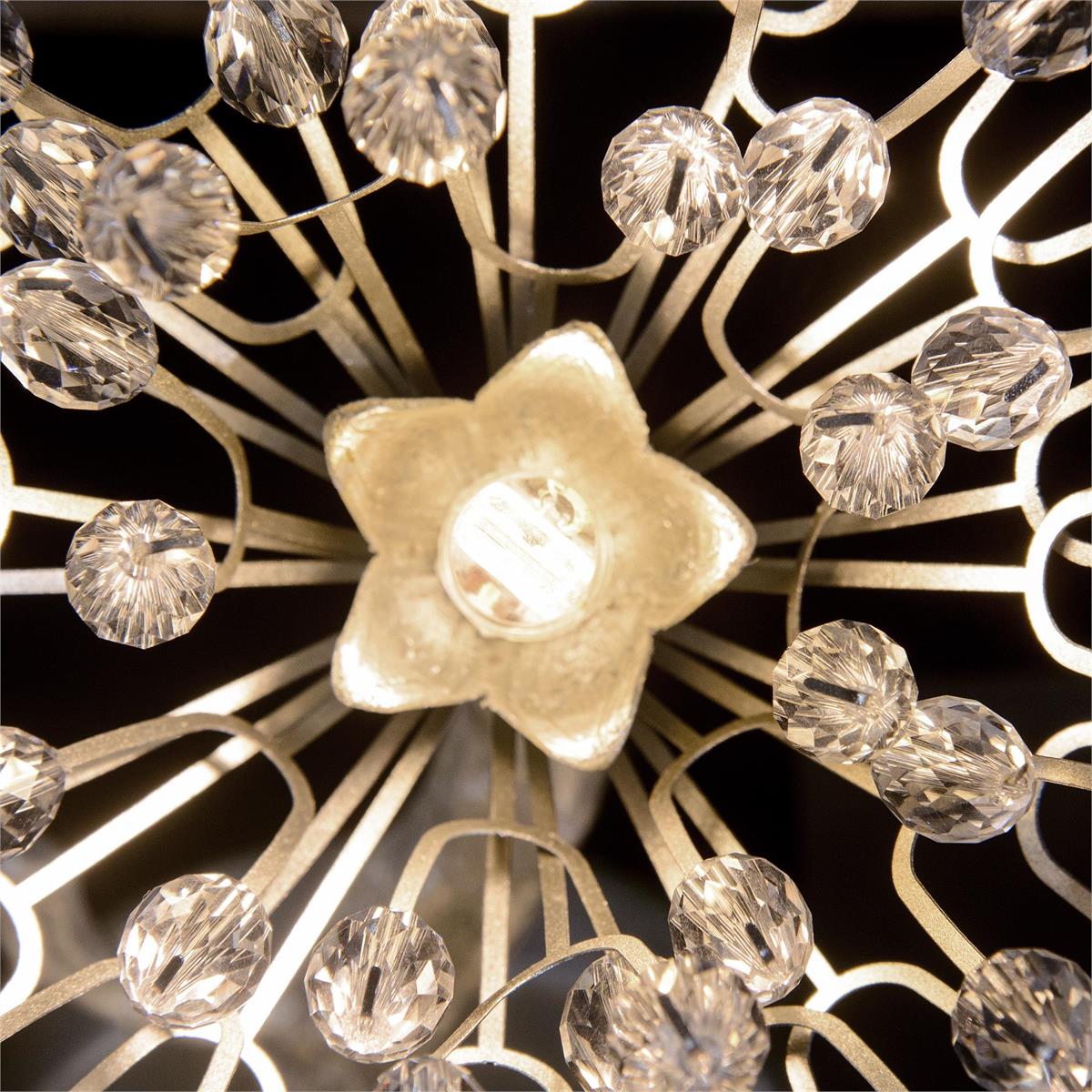 Hanasaku Crystal Bud Branch Fourteen-Light Oblong Chandelier - Manorlights