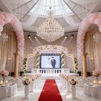 104X118 Inch Extra Large Maria Theresa Crystal Chandelier 140 Lights Candle Style Oversized Chandelier for Event Hall-大吊灯-Manorlights