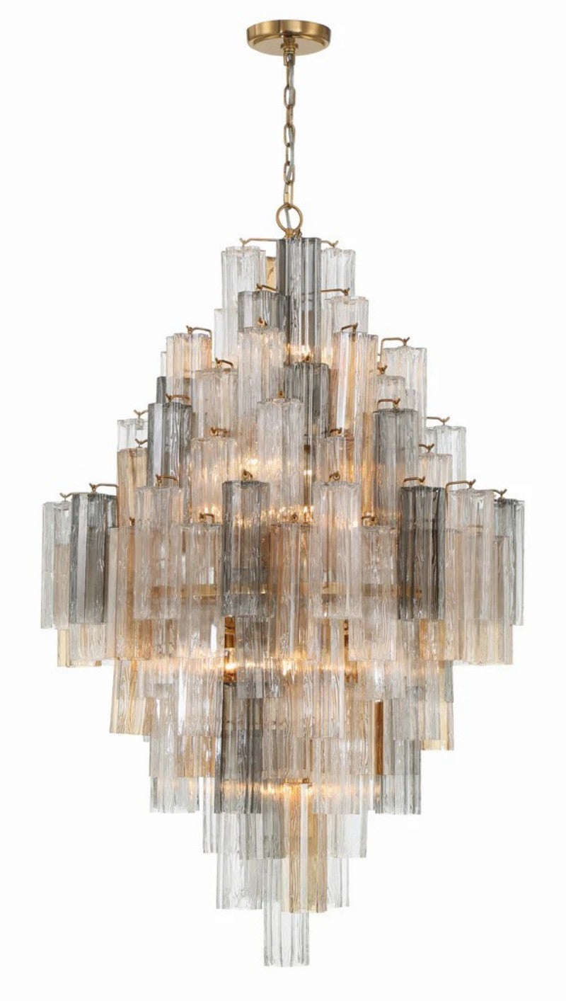 Eddifod Tiered 20-Light Chandelier-Chandelier-Manorlights