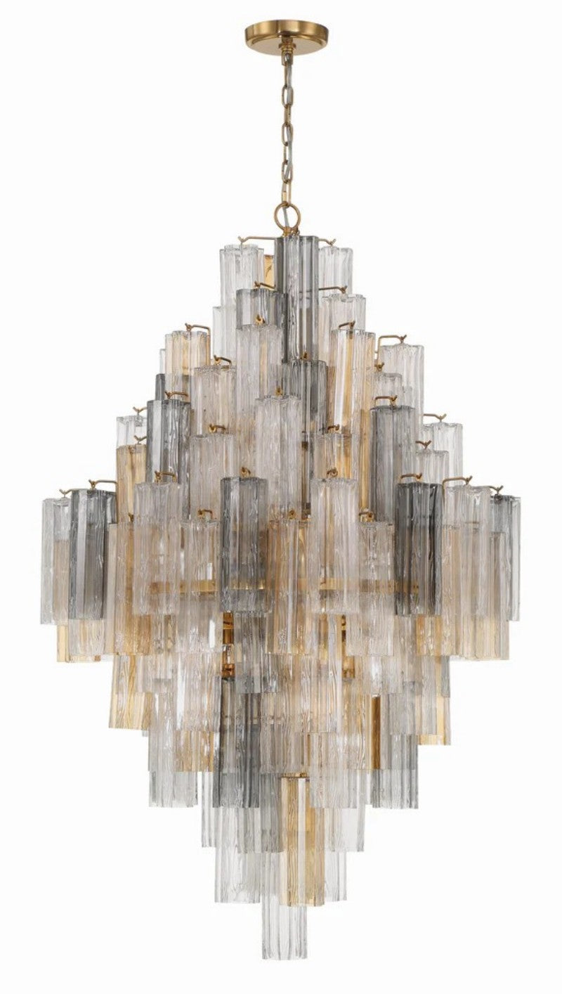 Eddifod Tiered 20-Light Chandelier-Chandelier-Manorlights