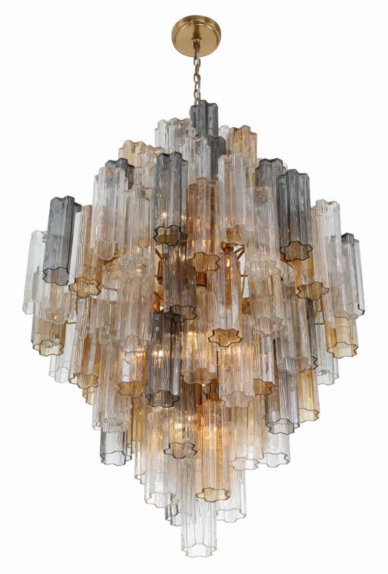 Eddifod Tiered 20-Light Chandelier-Chandelier-Manorlights