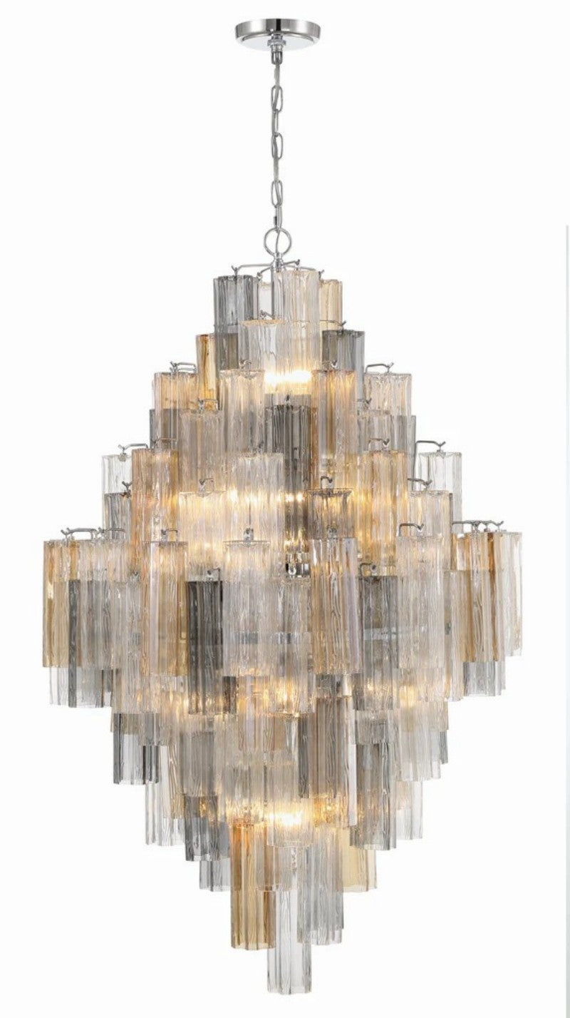 Eddifod Tiered 20-Light Chandelier-Chandelier-Manorlights