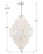 Eddifod Tiered 20-Light Chandelier-Chandelier-Manorlights