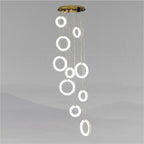 Alabaster Staircase Chandelier Light-chandeliers for dining room,chandeliers for stairways,chandeliers for foyer,chandeliers for bedrooms,chandeliers for kitchen,chandeliers for living room-Manorlights