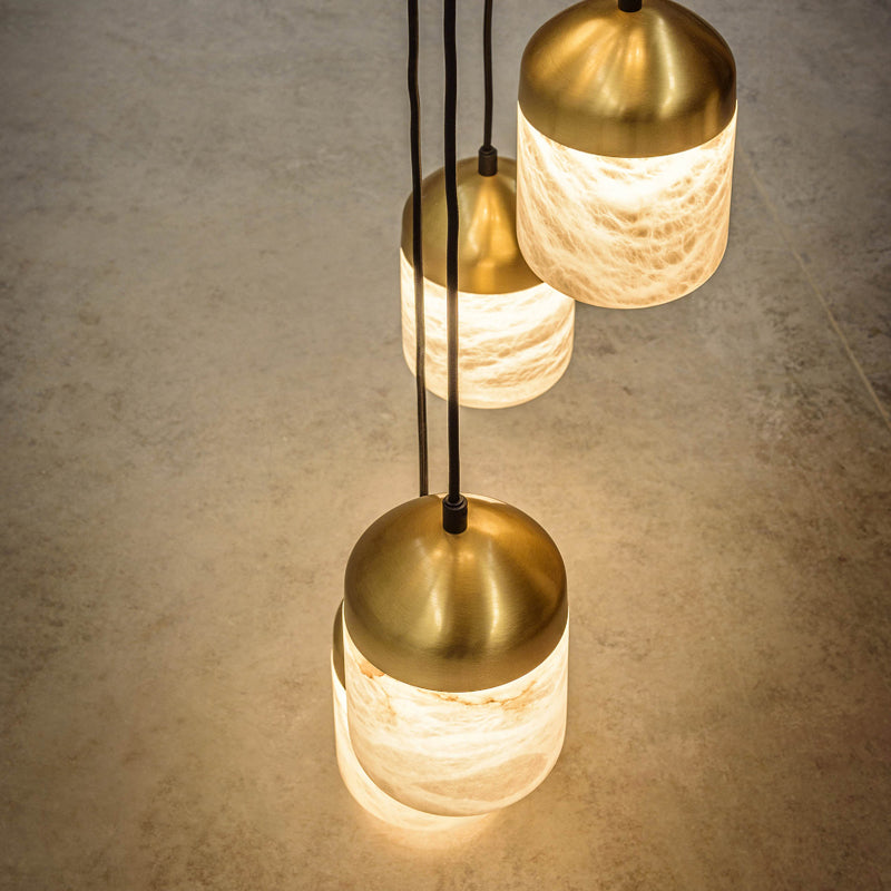 Alabaster Staircases Chandelier-Chandelier-Manorlights