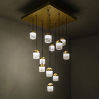 Alabaster Staircases Chandelier-Chandelier-Manorlights