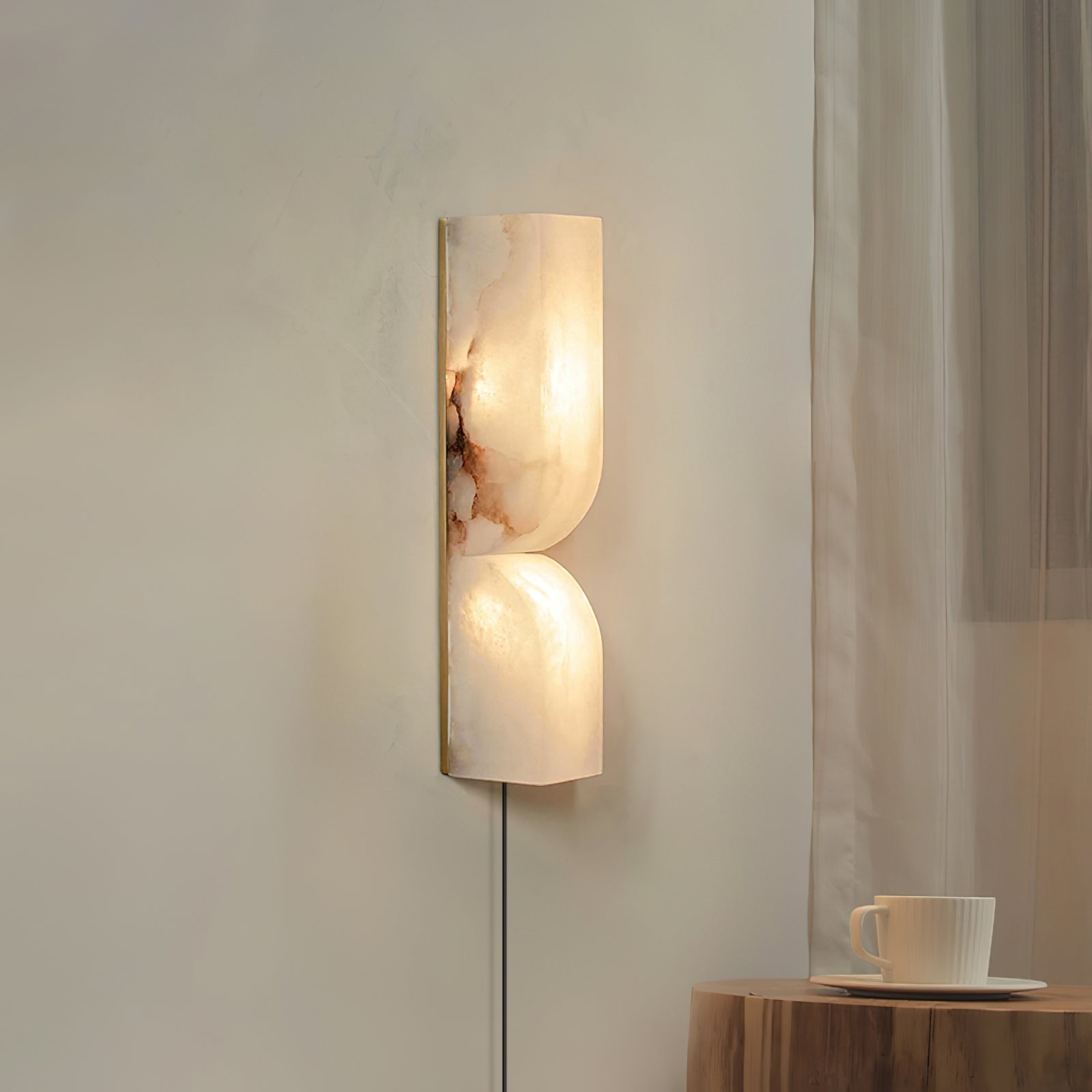Alabaster Essence Plug - in Wall Sconce - Vakkerlight
