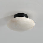 Alabaster Oval Ceiling Lamp - Vakkerlight