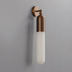 Alabaster Sculpted Tube Wall Sconce - Vakkerlight