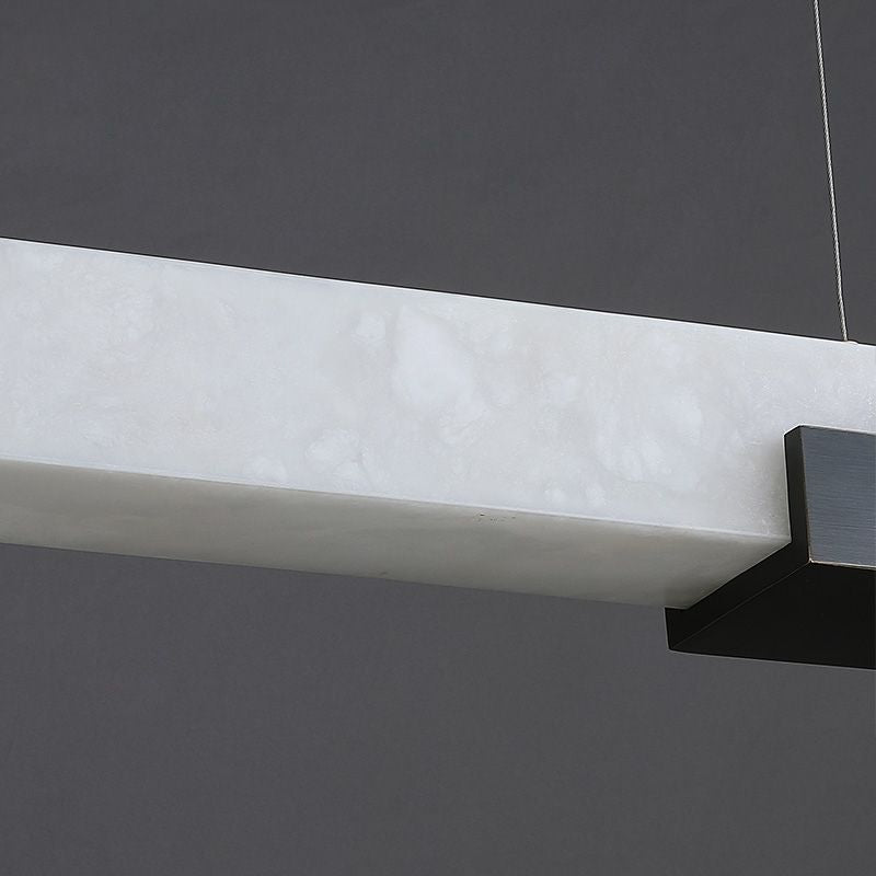 Alabaster Square Pillar Dining Chandelier-Pendant for living room,Pendant for kitchen,Pendant for bathrooms,Pendant for bedrooms,Pendant for foyer,Pendant for stairways,Pendant for dining room-Manorlights
