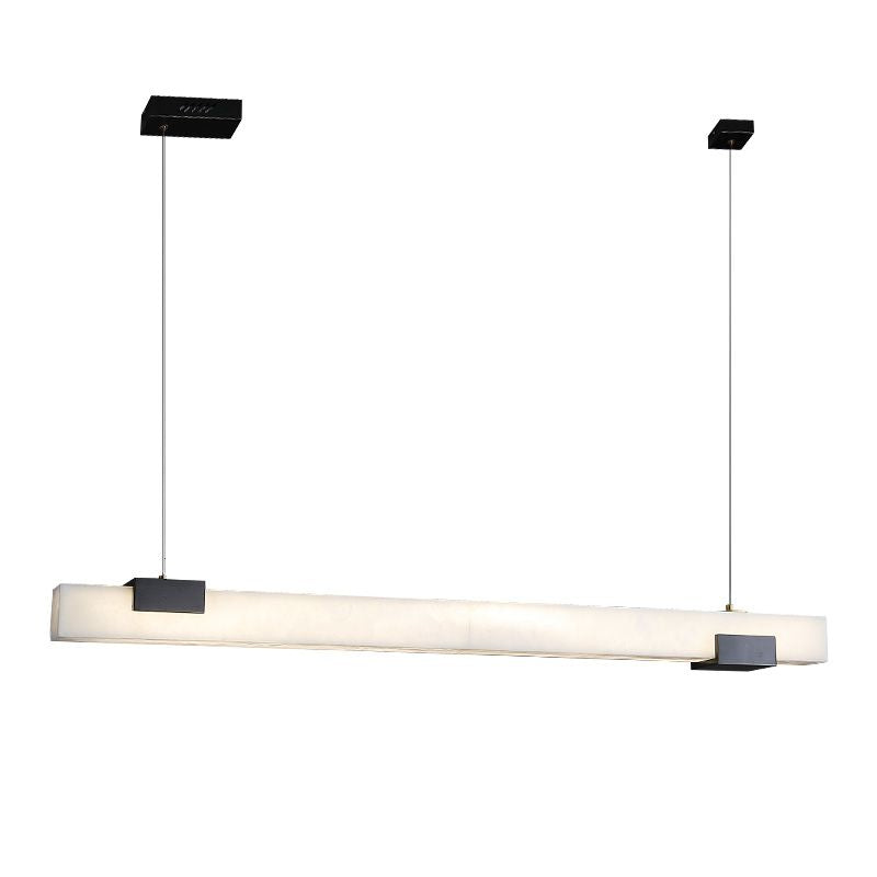 Alabaster Square Pillar Dining Chandelier-Pendant for living room,Pendant for kitchen,Pendant for bathrooms,Pendant for bedrooms,Pendant for foyer,Pendant for stairways,Pendant for dining room-Manorlights