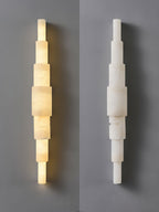 Alba Cascade Alabaster Wall Sconce - Vakkerlight