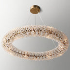 JC Aleya Crystal Ring Chandelier
