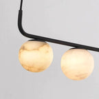 Alabaster Clool Linear Chandelier-Pendant for living room,Pendant for kitchen,Pendant for bathrooms,Pendant for bedrooms,Pendant for foyer,Pendant for stairways,Pendant for dining room-Manorlights