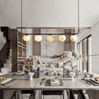 Alabaster Clool Linear Chandelier-Pendant for living room,Pendant for kitchen,Pendant for bathrooms,Pendant for bedrooms,Pendant for foyer,Pendant for stairways,Pendant for dining room-Manorlights