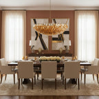 Premium Amber Sorrento Chandelier-Chandelier-Manorlights