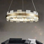 Alabaster Pomois Modern Chandelier-Pendant for living room,Pendant for kitchen,Pendant for bathrooms,Pendant for bedrooms,Pendant for foyer,Pendant for stairways,Pendant for dining room-Manorlights