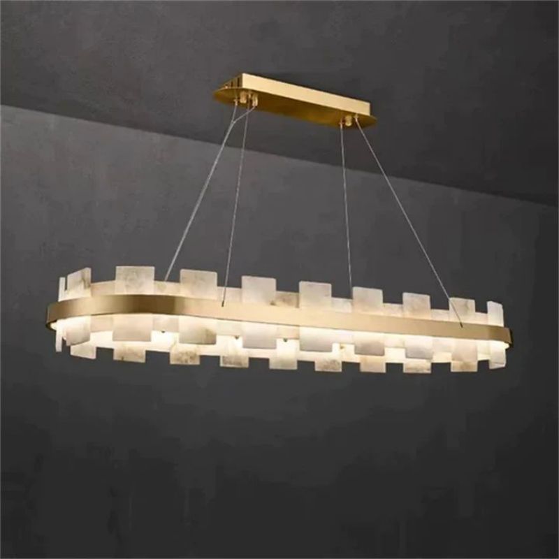 Alabaster Pomois Modern Chandelier-Pendant for living room,Pendant for kitchen,Pendant for bathrooms,Pendant for bedrooms,Pendant for foyer,Pendant for stairways,Pendant for dining room-Manorlights