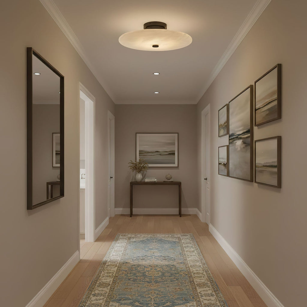 Ankeny Alabaster Ceiling Lamp - Vakkerlight
