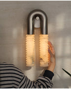Arc Ridge Alabaster Wall Sconce - Vakkerlight