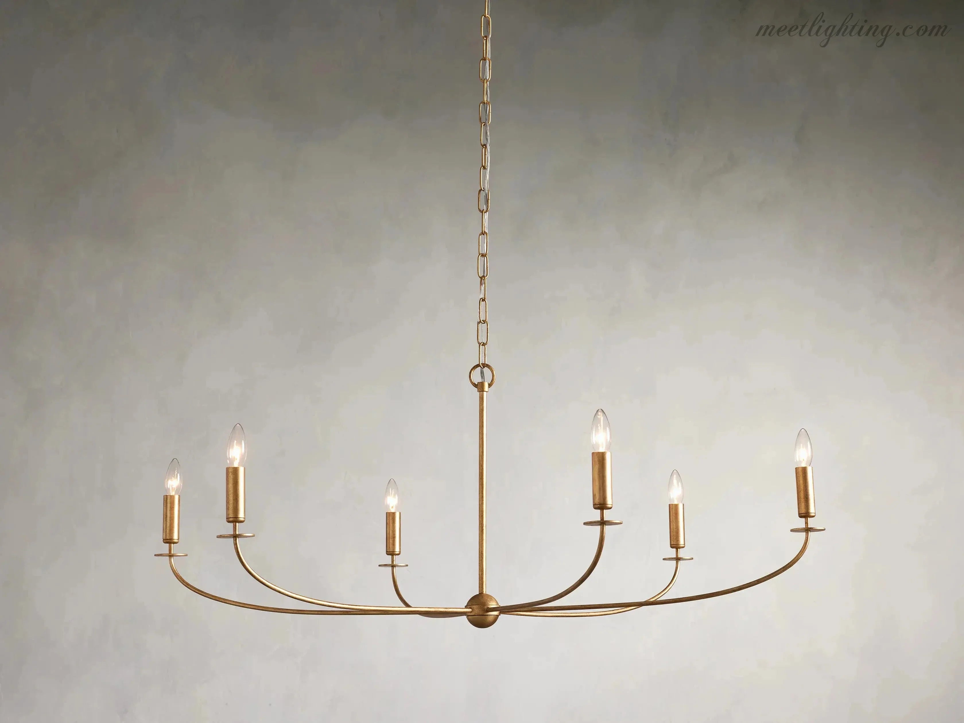 Arnett Round Chandelier-MEET LIGHTING