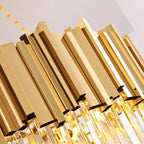 Astra Gold/Chrome Crystal Chandelier for Living Room & Dining Room-Crystal Chandelier-Manorlights