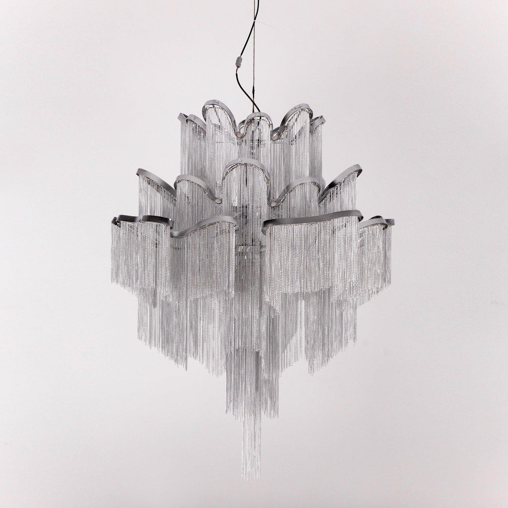 Stream Chain Chandelier-Chandelier-Manorlights