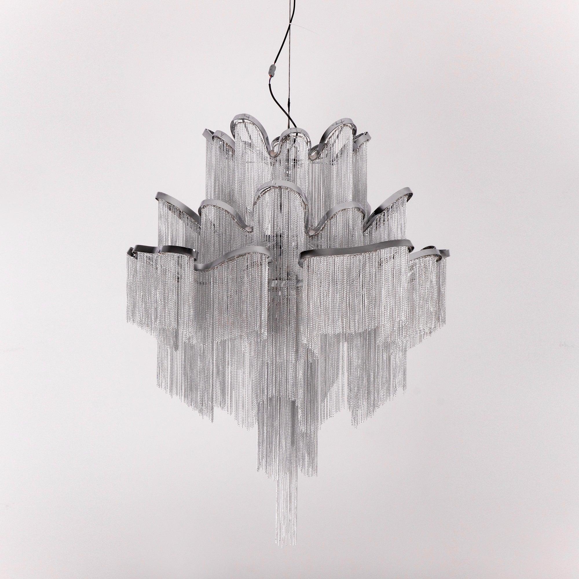 Stream Chain Chandelier-Chandelier-Manorlights