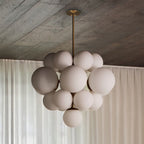 Aurelia Alabaster Cluster Chandelier by Manor Lights
