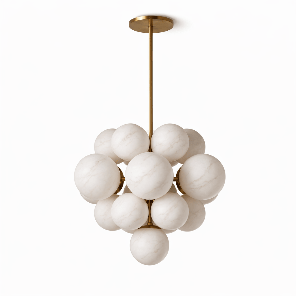 Aurelia Alabaster Cluster Chandelier by Manor Lights