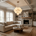 Aurelia Alabaster Cluster Chandelier by Manor Lights