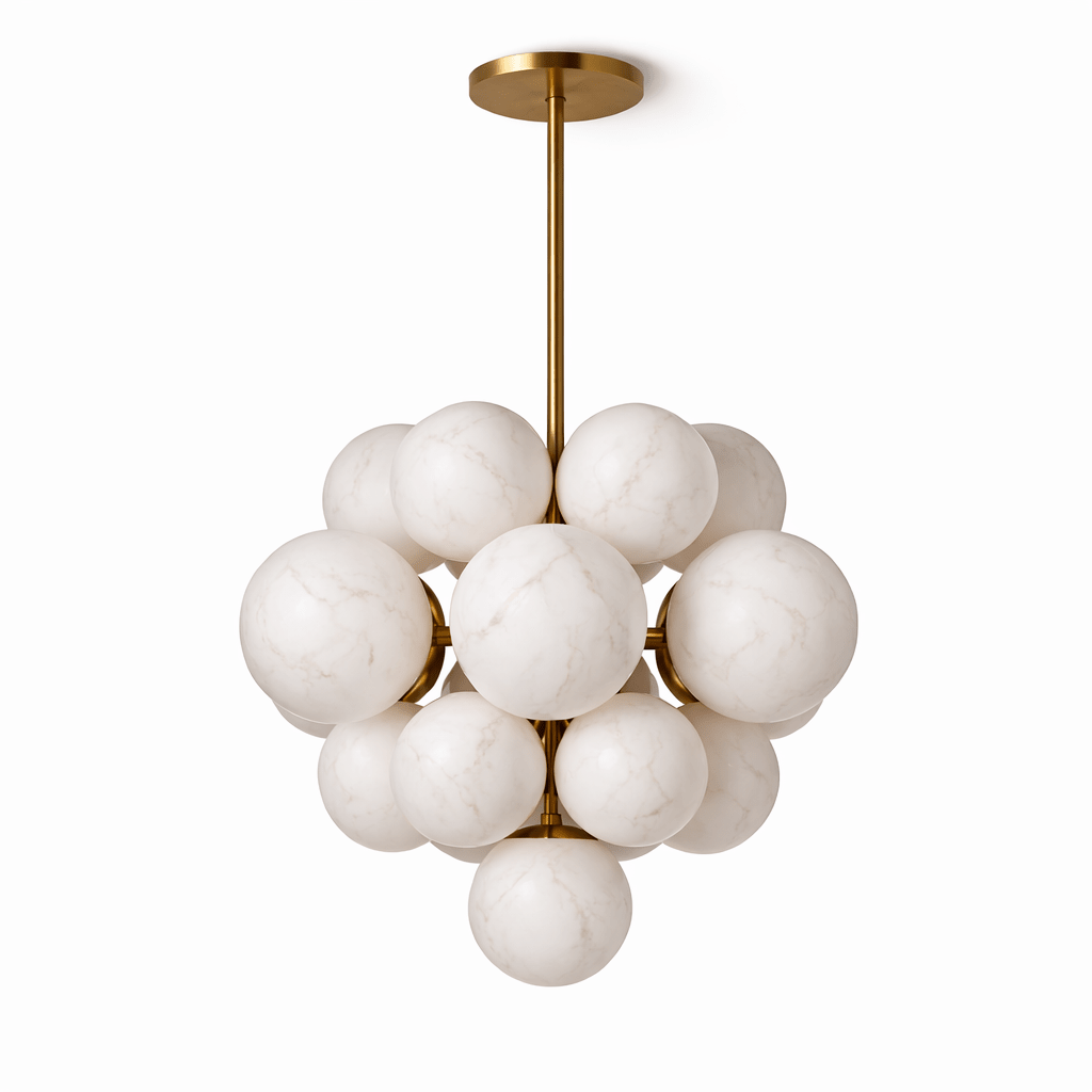 Aurelia Alabaster Cluster Chandelier by Manor Lights