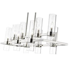 Brio Rectangles Chandelier 43"-chandelier for bedroom,chandelier for dining room,chandelier for stairways,chandelier for foyer,chandelier for bathrooms,chandelier for living room-Manorlights