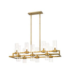 Brio Rectangles Chandelier 43"-chandelier for bedroom,chandelier for dining room,chandelier for stairways,chandelier for foyer,chandelier for bathrooms,chandelier for living room-Manorlights