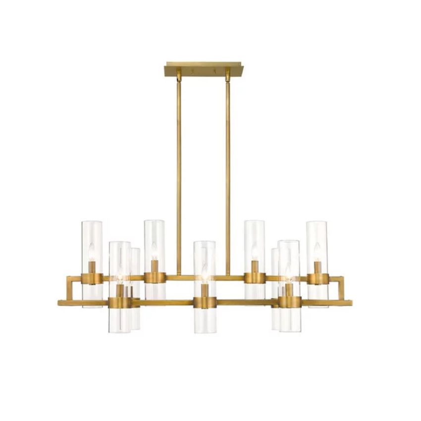 Brio Rectangles Chandelier 43"-chandelier for bedroom,chandelier for dining room,chandelier for stairways,chandelier for foyer,chandelier for bathrooms,chandelier for living room-Manorlights