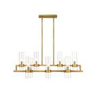 Brio Rectangles Chandelier 43"-chandelier for bedroom,chandelier for dining room,chandelier for stairways,chandelier for foyer,chandelier for bathrooms,chandelier for living room-Manorlights
