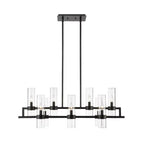 Brio Rectangles Chandelier 43"-chandelier for bedroom,chandelier for dining room,chandelier for stairways,chandelier for foyer,chandelier for bathrooms,chandelier for living room-Manorlights