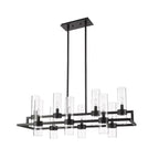 Brio Rectangles Chandelier 43"-chandelier for bedroom,chandelier for dining room,chandelier for stairways,chandelier for foyer,chandelier for bathrooms,chandelier for living room-Manorlights