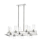 Brio Rectangles Chandelier 43"-chandelier for bedroom,chandelier for dining room,chandelier for stairways,chandelier for foyer,chandelier for bathrooms,chandelier for living room-Manorlights