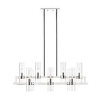 Brio Rectangles Chandelier 43"-chandelier for bedroom,chandelier for dining room,chandelier for stairways,chandelier for foyer,chandelier for bathrooms,chandelier for living room-Manorlights